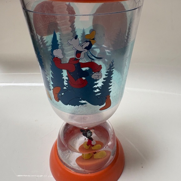 Disney Mickey orange Plastic Adventures Drinking Cup with Lid - Picture 7 of 11